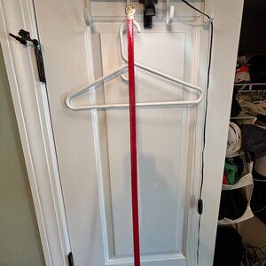Pre-worn MINT Tory Burch Red Women's 40" Inch Length & 0.5" Inch width Belt